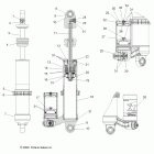 OUTLAW 525 - A09GJ52AA Задний аммортизатор 1