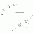 SPORTSMAN FOREST 850 - A12ZN8EFK Лампа фары