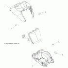 HAWKEYE 400 HO 2X4 - A11MB46FZ Обтекатель передний фары