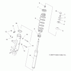 TRAIL BLAZER 330 - A08BA32AA Передние аммортизаторы