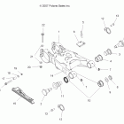 SCRAMBLER 500 4X4 - A09BG50AA Подвеска задняя