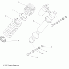 OUTLAW 525 - A09GJ52AA Задний аммортизатор
