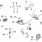 SPORTSMAN 90 - A09FA09AA/AB Электрика, выключатели, жгут и индикаторы