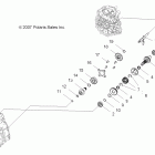 SCRAMBLER 500 4X4 - A09BG50AA Главные внутренности КПП