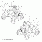 SCRAMBLER 500 4X4 INTL - A09BG50FA Наклейки