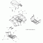 HAWKEYE 2X4 - A11LB27AA Заднее крыло,сидение
