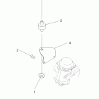 TRAIL BOSS 330 - A12EA32AA Engine, carburetor bracket