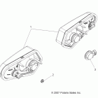 SPORTSMAN TOURING 800 EFI - A09DN76AB/AL/AY Electrical, taillights (built 6 / 30 / 08 and befo...
