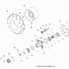 SCRAMBLER 500 4X4 - A09BG50AA Колесо переднее