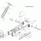 TRAIL BOSS 330 - A09CA32AA Suspension, swing arm and rear shock