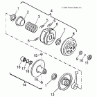 OUTLAW 50 - A10KA05AB/AD Вторичная муфта сцепления