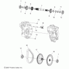 SCRAMBLER 2X4 INTL - A09BA50FA Трансмиссия внутренности