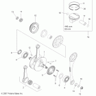 OUTLAW 450 MXR - A09GJ45AA Колен.вал и поршни