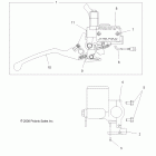 OUTLAW 525 IRS - A11GP52AA Главный тормозной цилиндр