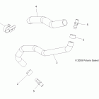 SPORTSMAN XP 850 ALL OPTIONS - A09ZN85/8X Engine, cooling bypass