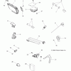 SPORTSMAN XP 850 INTL - A09ZN85FL/8CFL Electrical, switches, sensors, ecu and control mod...