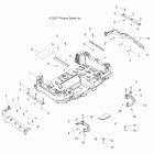 SPORTSMAN X2 800 EFI - A09TN76AL/AX/AZ Body, box, rear