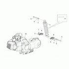 Mojito 125-150 Engine - rear shock absorber