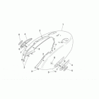 Mojito 125-150 Задний обтекатель