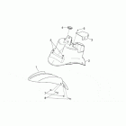 Sonic 50 Air Front body v - front mudguard