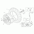 SR 50 H2O NEW (Di-Tech) Заднее колесо - дисковый тормоз