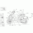 SR 50 H2O NEW (Di-Tech) Наклейки