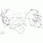 SR 50 H2O NEW (Di-Tech) Передний корпус - облицовка 3