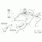 SR 50 H2O NEW (Di-Tech) Топливный бак