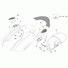 Mojito 125-150 Rear body - mudguard