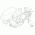 Sonic 50 Air Saddle - helmet compartment