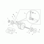 Sonic 50 Air Коленчатый вал и шатун