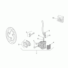 SR 50 H2O NEW (Di-Tech) Передний тормозной суппорт