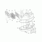 Scarabeo 125-200 E3 (Piaggio Engine) Воздушный фильтр