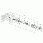 Scarabeo 125-250 E2 (Piaggio Engine) Сцепление