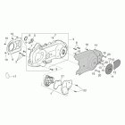 Scarabeo 125-250 E2 (Piaggio Engine) Крышка вариатора