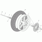 Sport City 125-200 E2 Переднее колесо