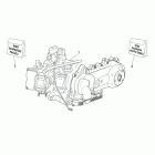 Scarabeo 125-200 E3 (Piaggio Engine) Двигатель