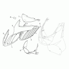 Sport City 125-200 E2 Front body  -  front cover