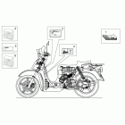 Scarabeo 125-250 E2 (Piaggio Engine) Установочные пластины и руководство пользователя