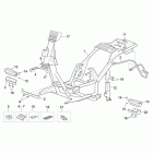 Scarabeo 125-200 E3 (Piaggio Engine) Рама 1