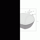 Scarabeo 50 4T E2 Верхний кофр