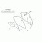 Scarabeo 50 2T (Minarelli Engine) Central body i - glove comp.door