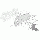 Scarabeo 50 4T E2 Крышка вариатора