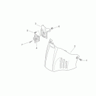 Scarabeo 50 2T E2 (Piaggio Engine) Central body iii - f.brd / hng.c