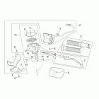 Scarabeo 125-250 E2 (Piaggio Engine) Рулевые переключатели ,левые