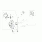 Scarabeo 125-200 E3 (Piaggio Engine) Передний суппорт тормозной