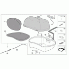 Scarabeo 500 Верхний кофр