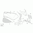 Scarabeo 125-250 E2 (Piaggio Engine) Задняя часть кузова 1