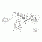 MX 125 SuperMotard Задний суппорт тормозной