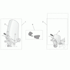 Scarabeo 125-200 E3 (Piaggio Engine) Дооснащение-Ветровое стекло